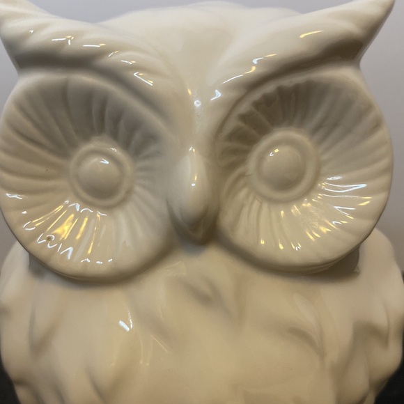 White Ceramic Owl - Picture 6 of 8